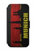 HTC ONE München Bayern Flipcase Tasche Flip Hülle Case Cover Schutz Handy
