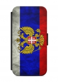 HTC ONE Russland Wappen Flipcase Tasche Hülle Case Cover Schutz Handy