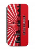 Samsung Galaxy Düsseldorf Skyline Flip Tasche Hülle Case Cover Schutz Handyhülle