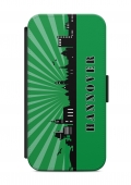 Samsung Galaxy Hannover Skyline Flip Tasche Hülle Case Cover Schutz Handyhülle