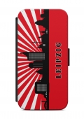 Samsung Galaxy Leipzig Skyline Flip Tasche Hülle Case Cover Schutz Handyhülle