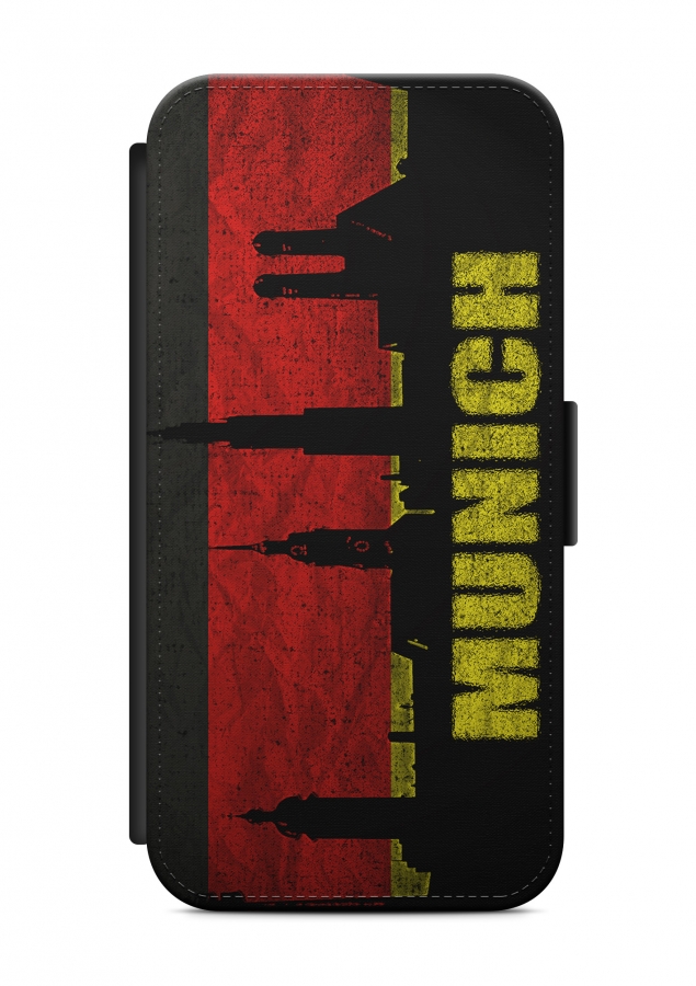 HTC ONE München Bayern Flipcase Tasche Flip Hülle Case Cover Schutz Handy
