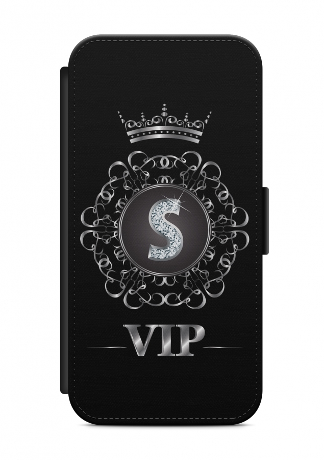 HTC ONE Buchstabe S Flipcase Tasche Flip Hülle Case Cover Schutz VIP