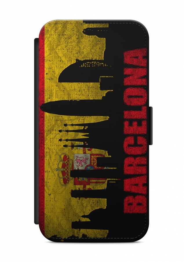 HTC ONE Spanien Barcelona 2 Flipcase Tasche Flip Hülle Case Cover Schutz Handy