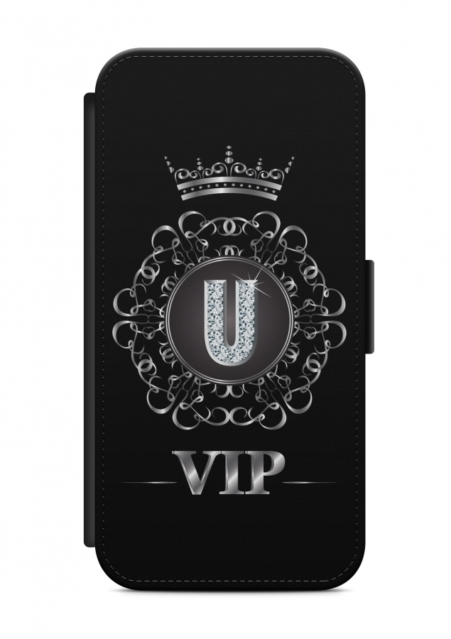 HTC ONE Buchstabe U Flipcase Tasche Flip Hülle Case Cover Schutz VIP