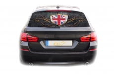 Auto KFZ Heckscheibe Fenster Aufkleber Sticker England UK Fahne 1