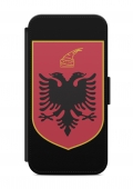 Sony Xperia Albanien Fahne 6 Flipcase Tasche Flip Hülle Case Cover Schutz Handy