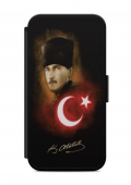 Sony Xperia Atatürk Türkiye 2 Flipcase Tasche Flip Hülle Case Cover Schutz Handy