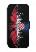 HTC ONE Kroatien Hrvatska 8 Flipcase Tasche Hülle Case Cover Schutz Handy