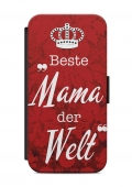 Sony Xperia BESTE MAMA DER WELT Flipcase Tasche Hülle Case Cover Spruch Zitat