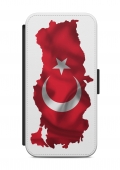 HTC ONE Türkiye Türkei Flipcase Tasche Flip Hülle Case Cover Schutz Handy