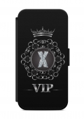 HTC ONE Buchstabe X Flipcase Tasche Flip Hülle Case Cover Schutz VIP