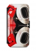 iPhone Ducati 848 899 1299 Flip Tasche Hülle Case Cover Schutz Handyhülle