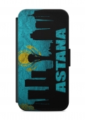 iPhone Kasachstan Astana 2 Flip Tasche Hülle Case Cover Schutz Handyhülle