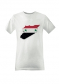 T-Shirt Syrien Damaskus Syria Fahne Flag