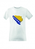 T-Shirt Kosovo Albanien Bosnien Bosna Bosnia Kosova Fahne Flag