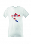 T-Shirt Kroatien Croatia Hrvatska Fahne Flag