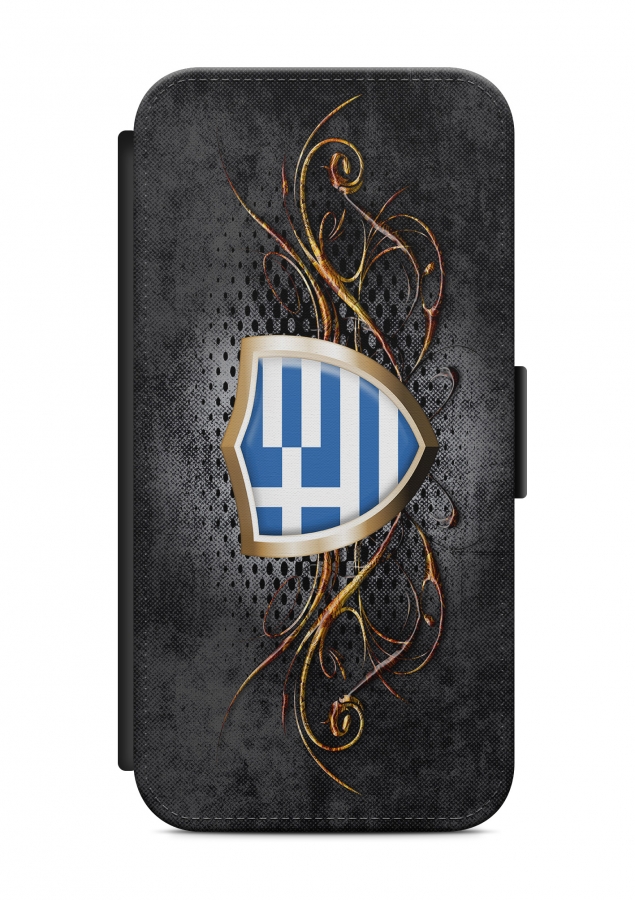 HTC ONE Griechenland Athen 2 Flipcase Tasche Hülle Case Cover Schutz Handy