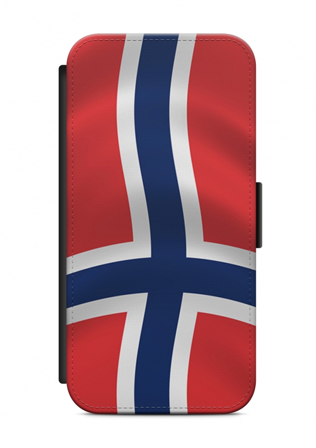 HTC ONE Norwegen Fahne Flipcase Tasche Flip Hülle Case Cover Schutz Handy