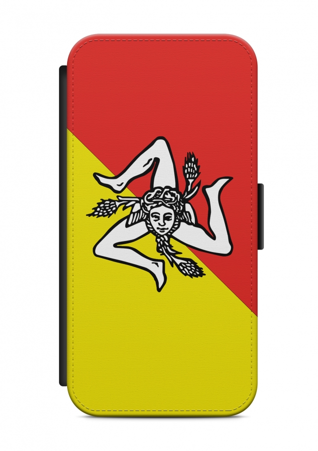 HTC ONE Sizilien Italien 2 Flipcase Tasche Flip Hülle Case Cover Schutz Handy