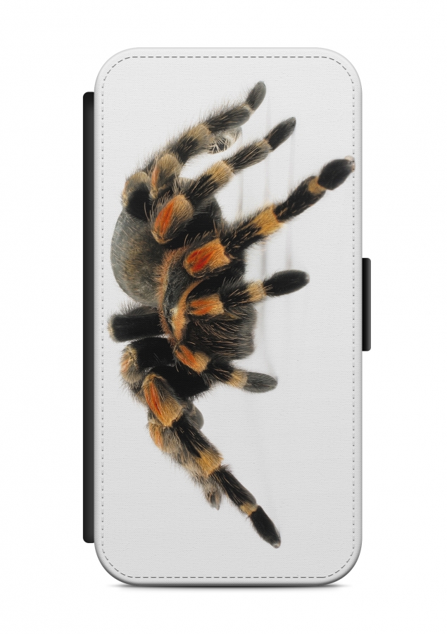 HTC ONE Spinne Flipcase Tasche Flip Hülle Case Cover Schutz Handy