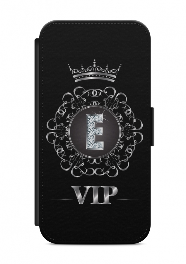 HTC ONE Buchstabe E Flipcase Tasche Flip Hülle Case Cover Schutz VIP