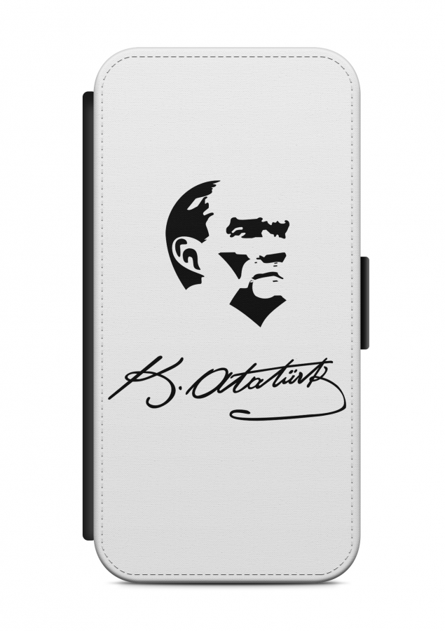 iPhone Atatürk Türkiye 8 Flip Tasche Hülle Case Cover Schutz Handyhülle