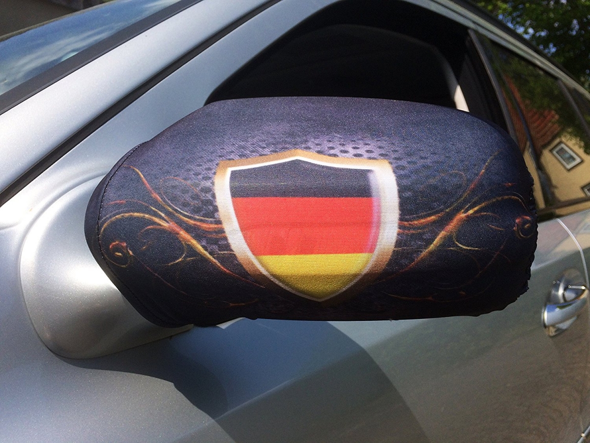 Auto Spiegel Rückspiegel Car Bikini WM 2018 Deutschland Fahne Flagge