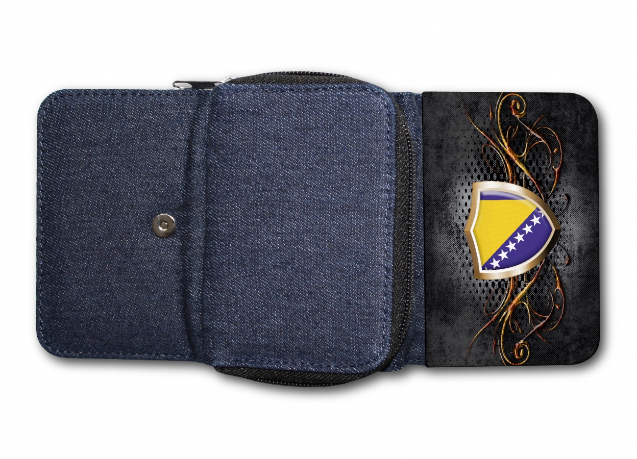 Damen Tasche Geldbörse Portemonnaie Bosnien BIH 3 