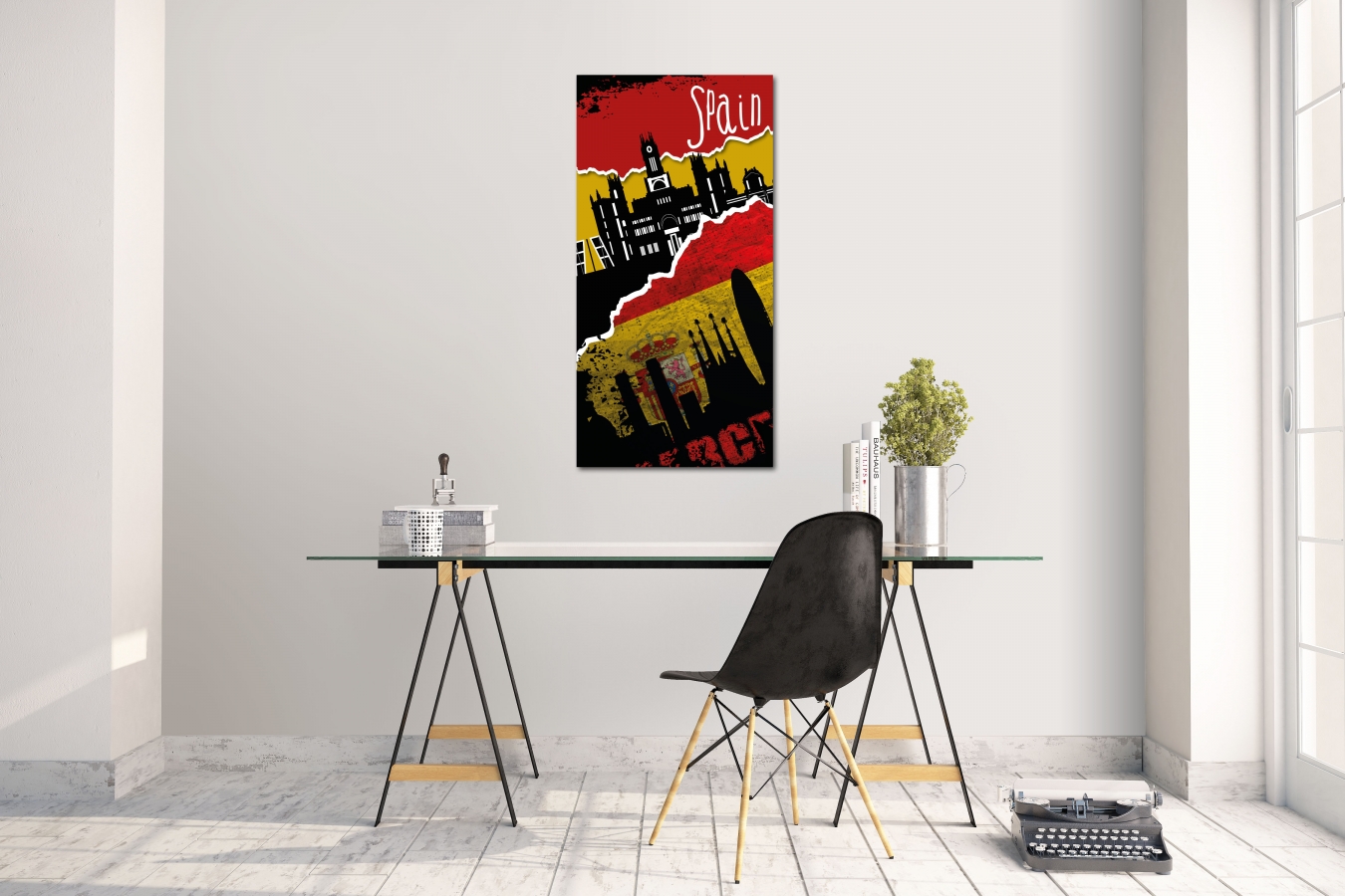 Wandtattoo Wandsticker Aufkleber Spain Grösse: 60 x 120 cm