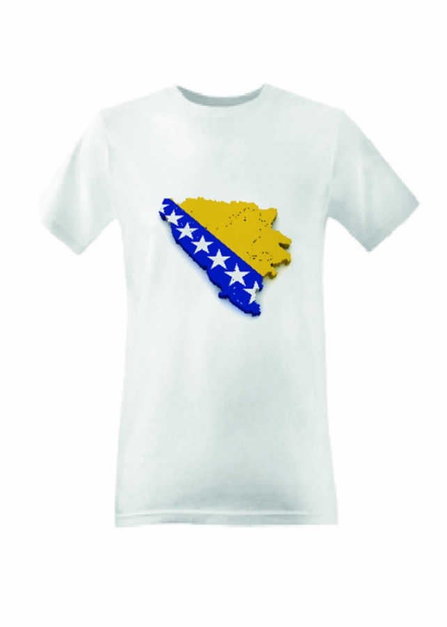 T-Shirt Kosovo Albanien Bosnien Bosna Bosnia Kosova Fahne Flag