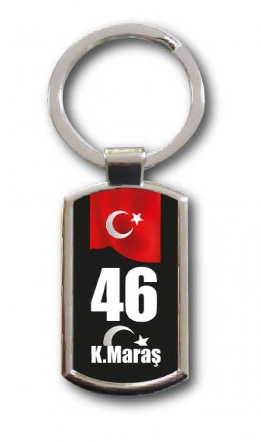 Schlüsselanhänger Türkei Kahramanmaras 46 Türkiye Plaka 