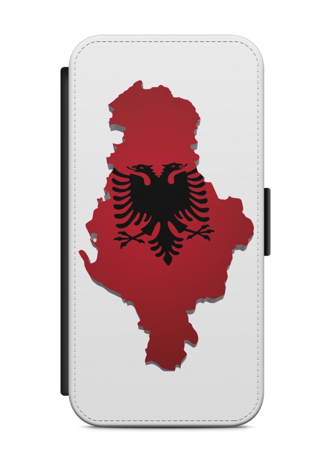 Sony Xperia Albanien Fahne 5 Flipcase Tasche Flip Hülle Case Cover Schutz Handy
