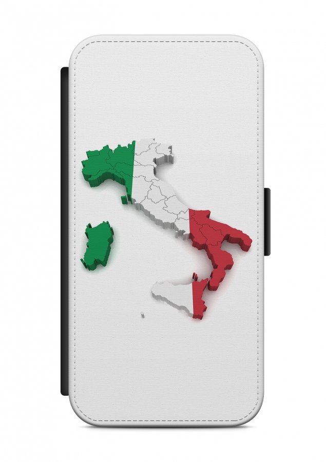 HTC ONE Italien Fahne 3 Flipcase Tasche Flip Hülle Case Cover Schutz Handy