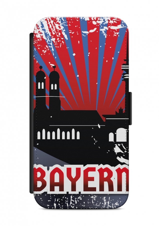 HTC ONE München Bayern Flipcase Tasche Hülle Case Cover Schutz Handy