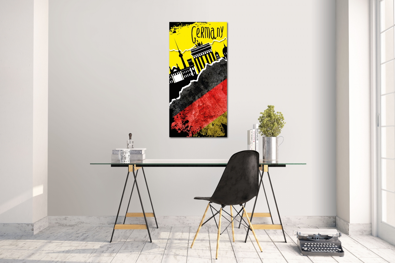 Wandtattoo Wandsticker Aufkleber Germany Grösse: 60 x 120 cm