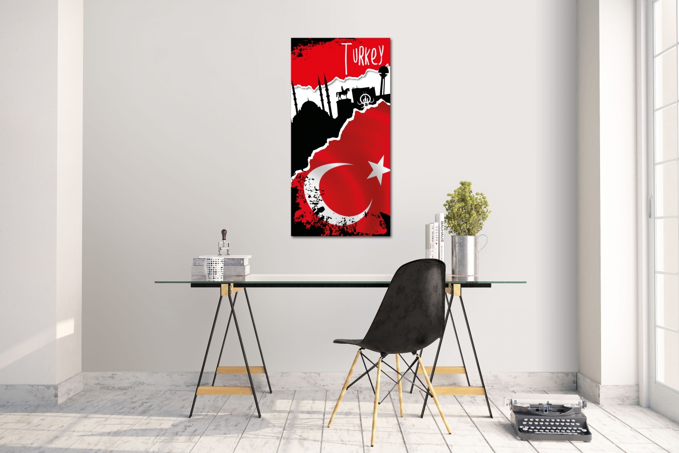 Wandtattoo Wandsticker Aufkleber Turkey Grösse: 60 x 120 cm