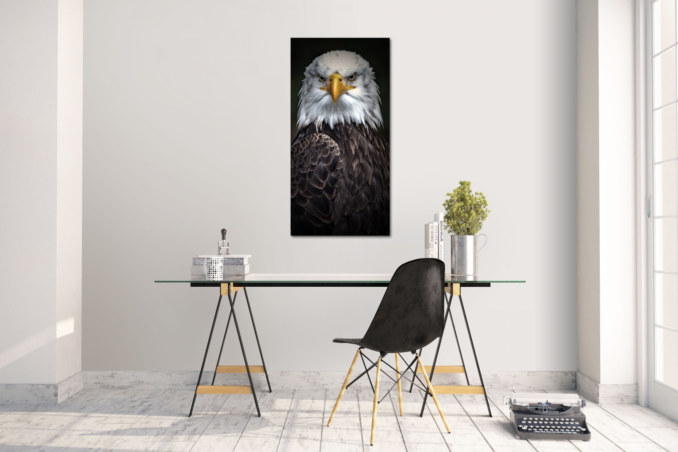 Wandtattoo Wandsticker Aufkleber Adler V3 Grösse: 60 x 120 cm