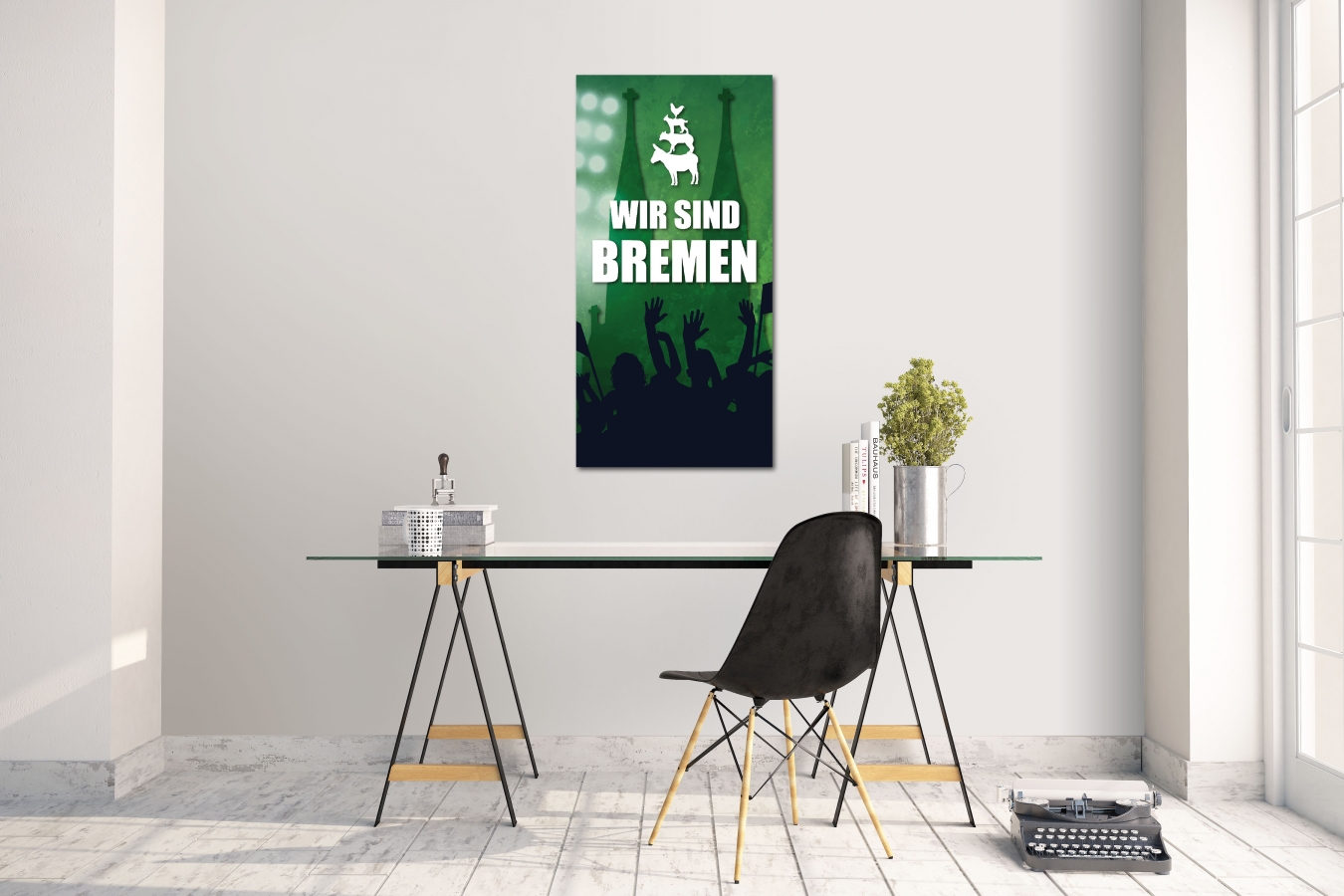 Wandtattoo Wandsticker Aufkleber Stadt City Bremen Grösse: 60 x 120 cm