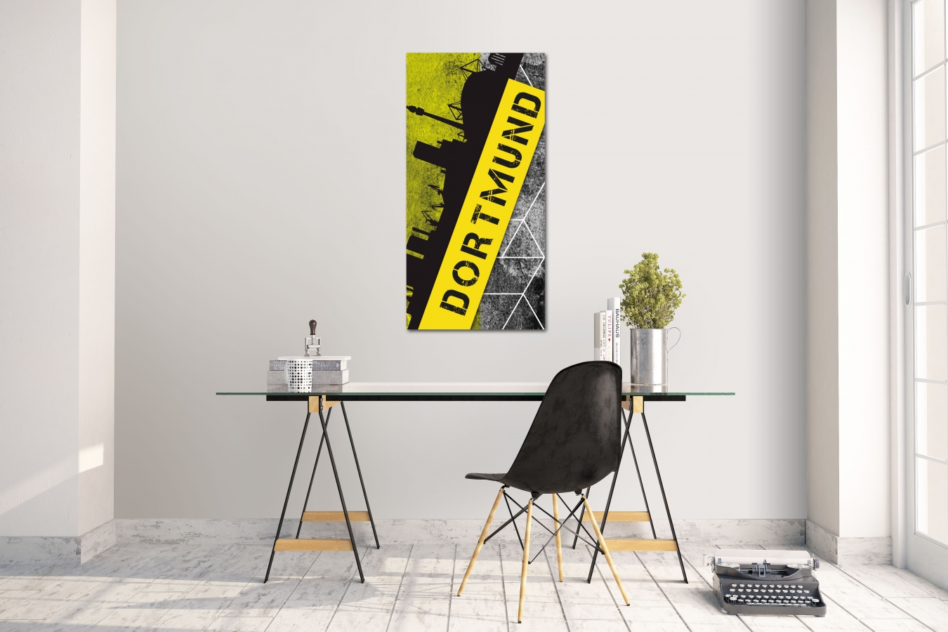 Wandtattoo Wandsticker Aufkleber Stadt City Dortmund Grösse: 60 x 120 cm