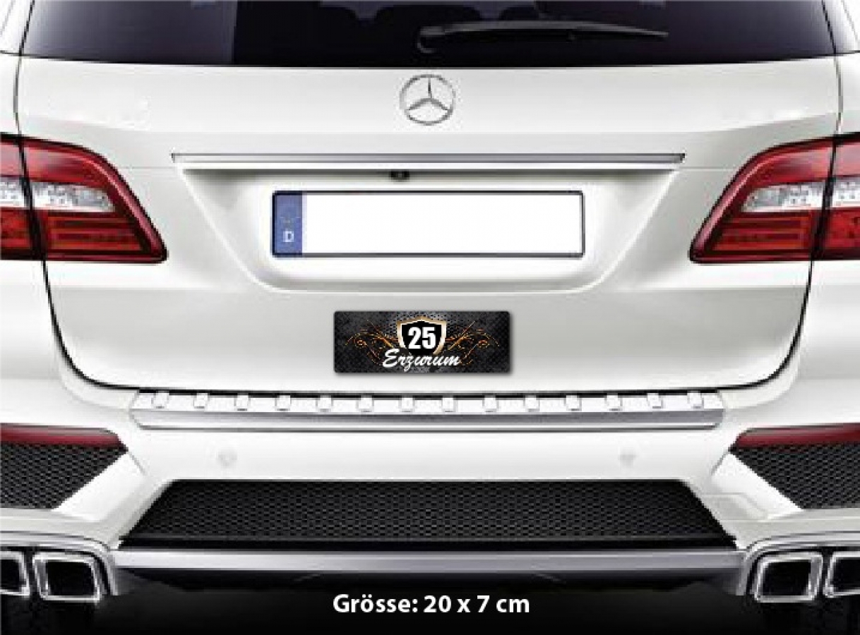 Aufkleber Sticker ERZURUM 25 Türkiye Atataürk Fenerbahce Galatasaray