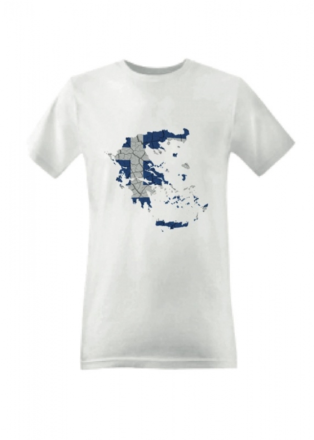 T-Shirt Griechenland Greece Ελληνική Athen Fahne Flag