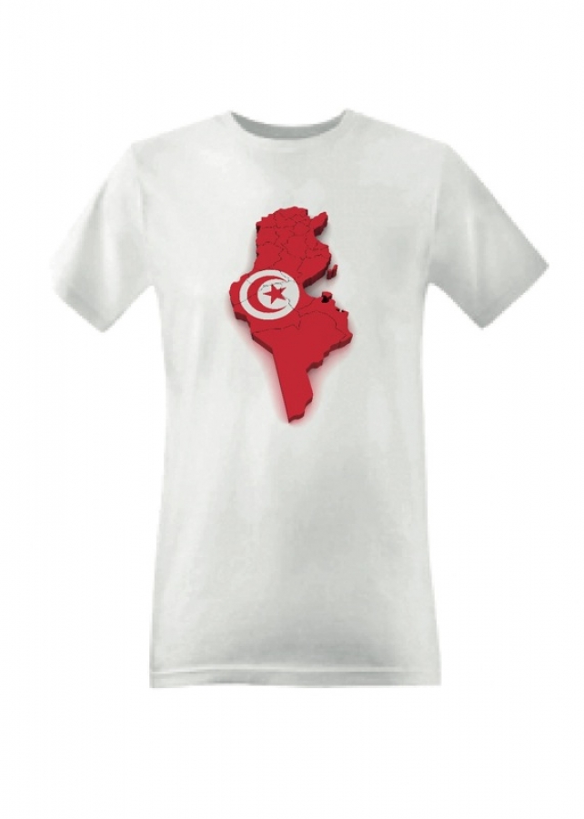 T-Shirt TUNESIEN Tunus Tūnisiyya Tunis Fahne Flag