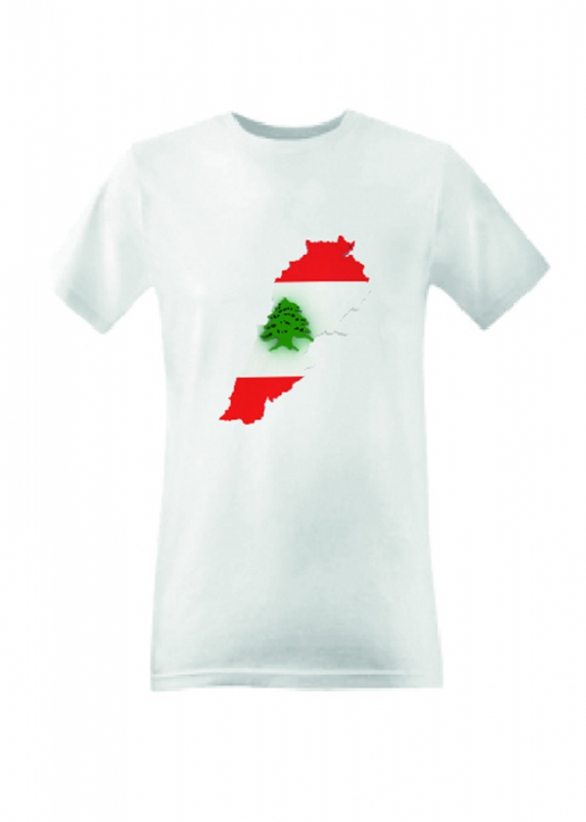 T-Shirt LIBANON Beirut libanaise lebanon Fahne Flag